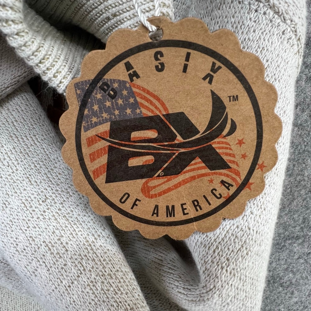 Basix America‎ Wildwood New Jersey Hoodie Sweatshirt XL Beige Beach Coastal NEW - Picture 8 of 13